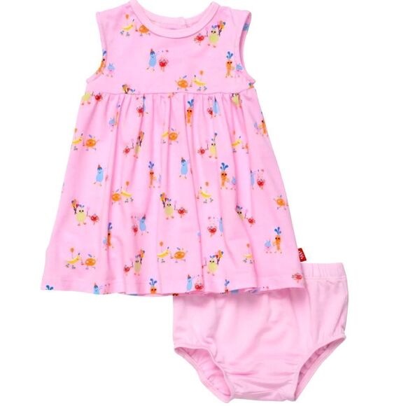MAGNETIC ME BEET DRESS & BLOOMER SET 18/24M - Picture 7 of 7